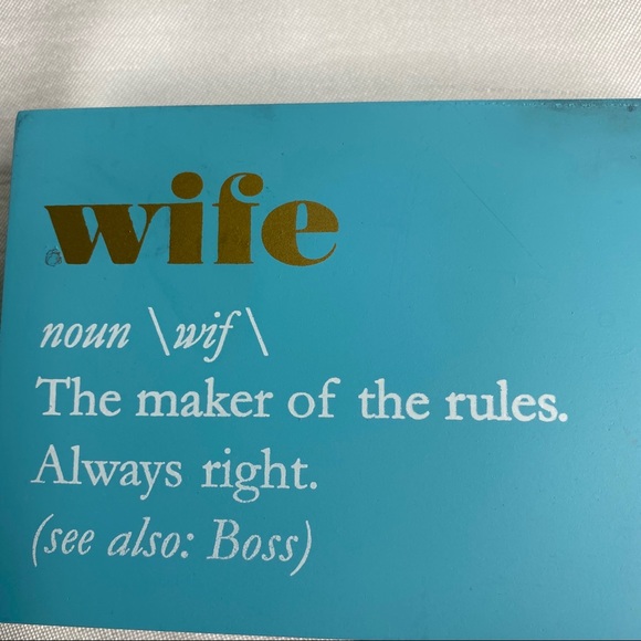 🚨Macbeth collection WIFE “the boss” decoration - Picture 8 of 13